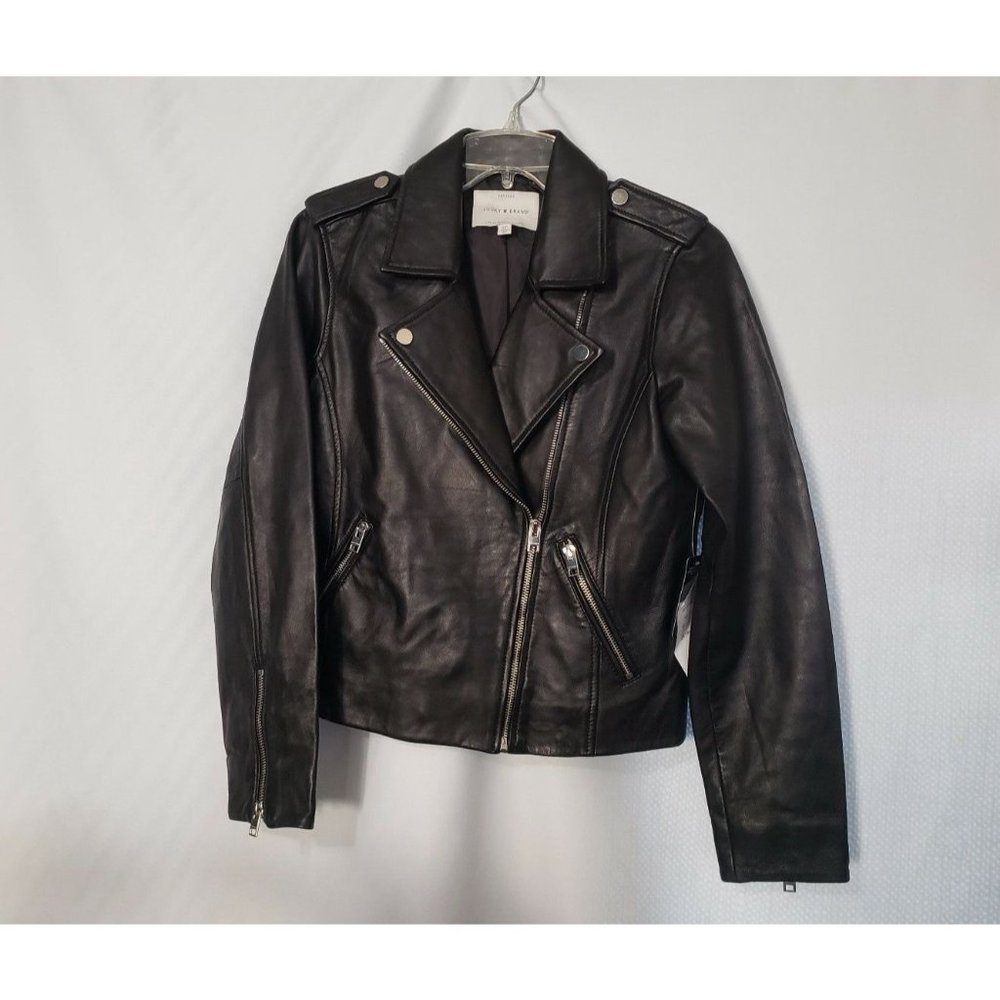 Lucky Brand Leather Moto Jacket